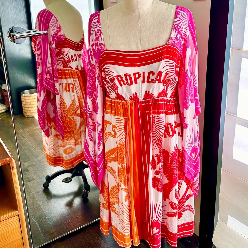 NWT Farm Rio Patchwork Mini Sz M - Picture 3 of 14
